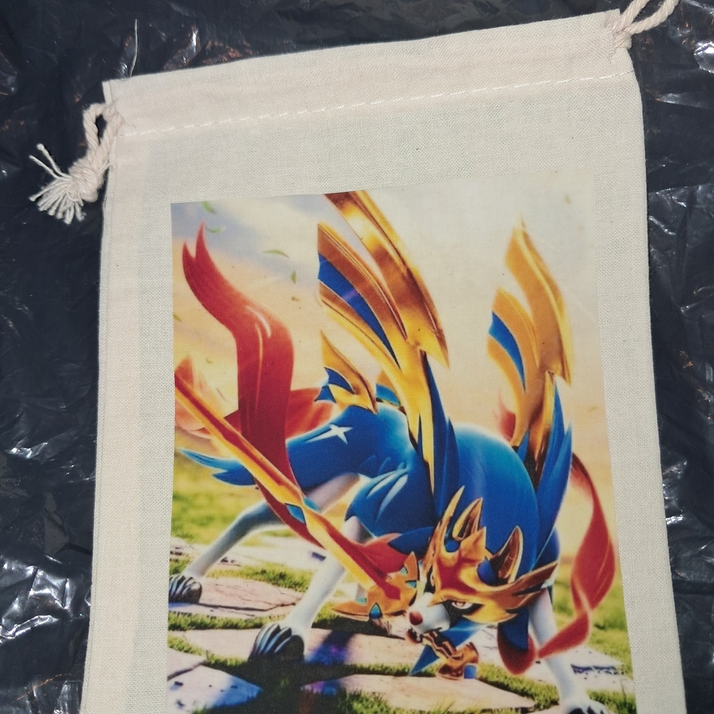Pokemon Blue and Gold Legendary Creature Art Print